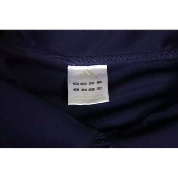 Adidas Golf Polo Shirt Men L Blue/Red Activewear Point Collared Logo Embroidered - Picture 5 of 9